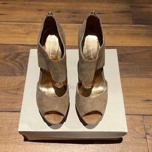 BCBGeneration Peep Toe Platform Heels